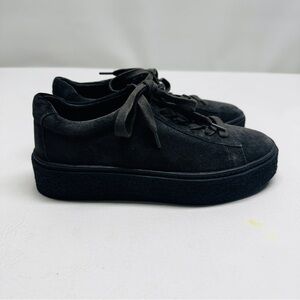 VINCE WOMENS SIZE 5 lace up charcoal